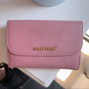 Miu Miu Barbie Pink Logo wallet in excellent condition